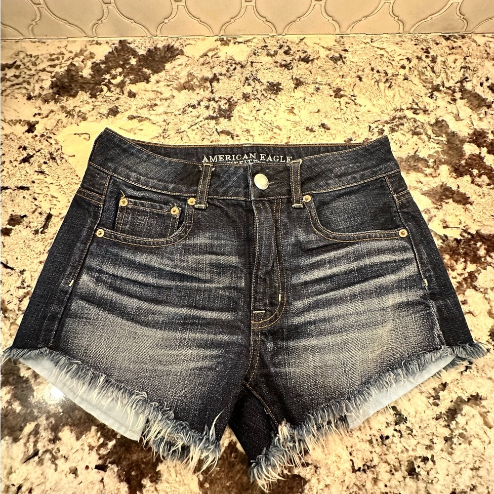 American Eagle Outfitters Women's Blue Denim Shorts